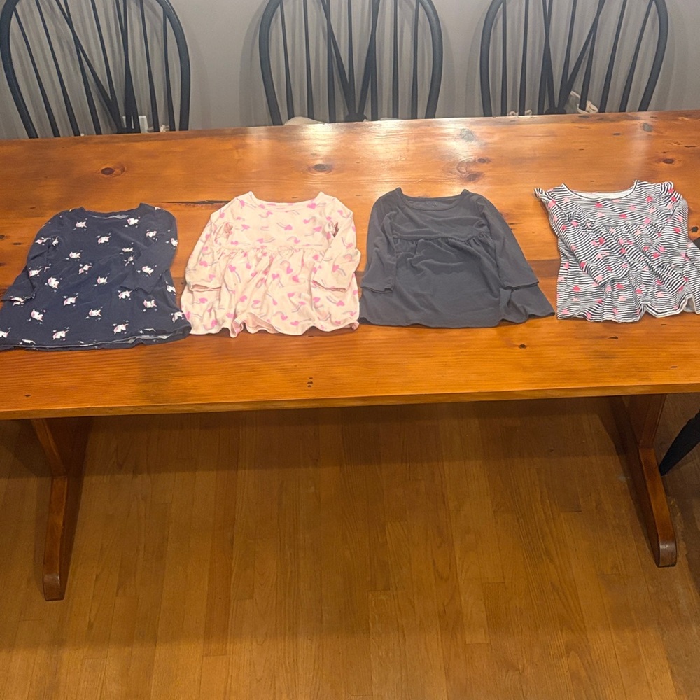 Girls long sleeve dresses size 2/3 T
